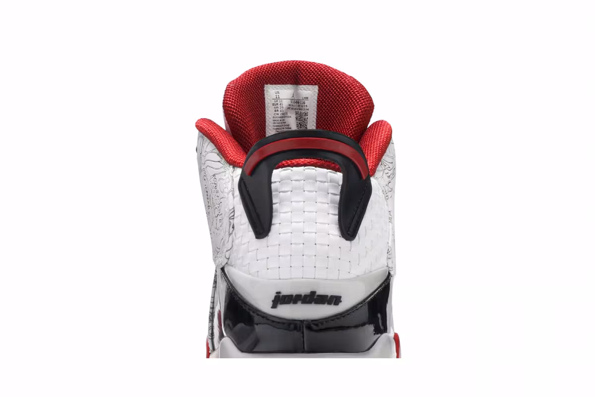 Air Jordan Dub Zero Varsity Red 2020, view 8