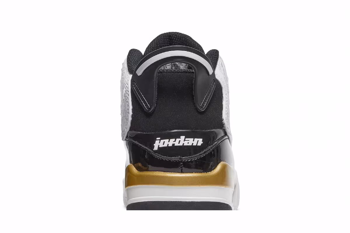 Air Jordan Dub Zero GS Metallic Gold, view 8