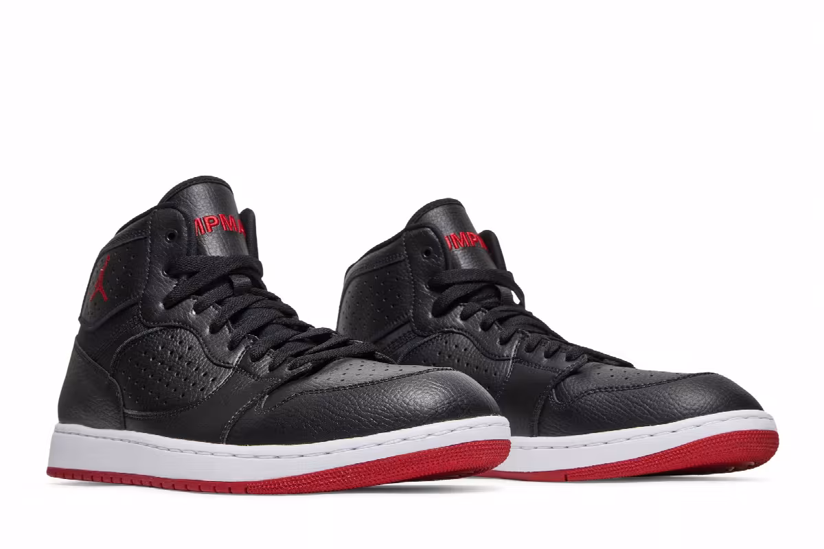 Air Jordan Access Black Gym Red, view 9
