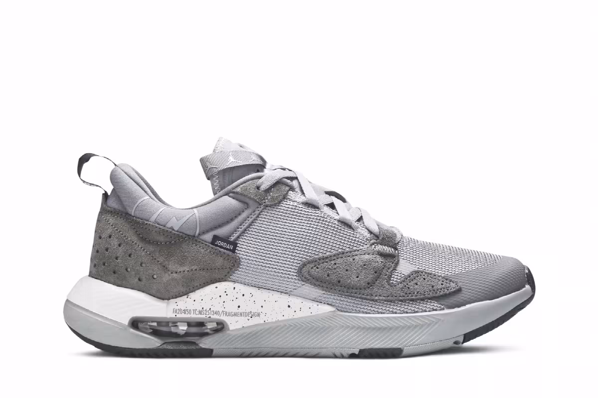 Fragment Design x Air Jordan Jordan Air Cadence SP Particle Grey, view 2