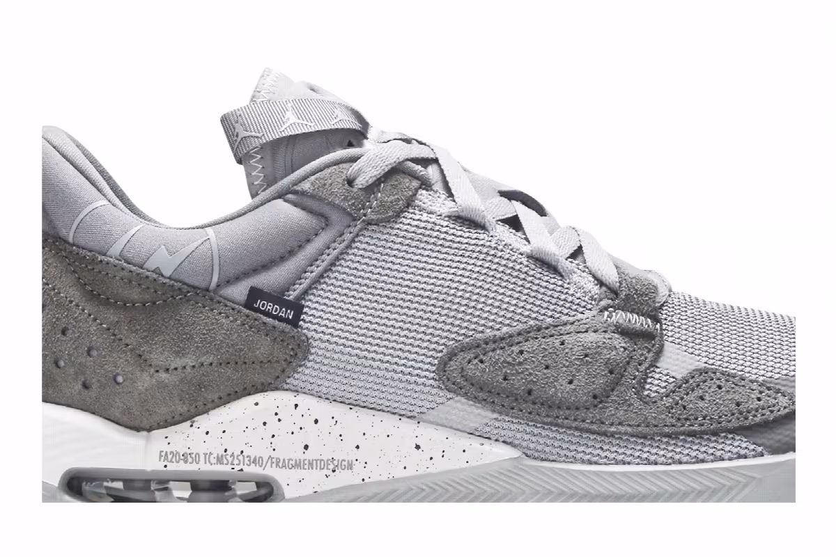 Fragment Design x Air Jordan Jordan Air Cadence SP Particle Grey, view 3