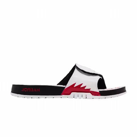 Air Jordan Hydro 5 Retro Slide 'White Fire Red'