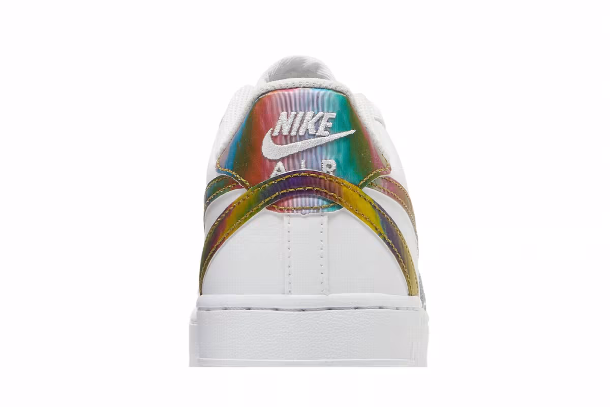 Air Jordan Air Force 1 LV8 2 GS Misplaced Swooshes - White Multi, view 8