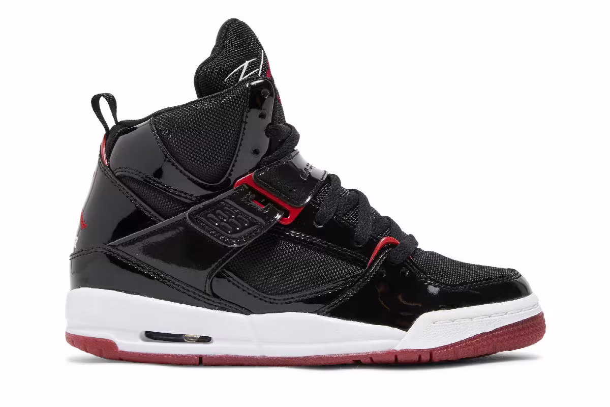 Air Jordan Flight 45 High GS Bred, view 2