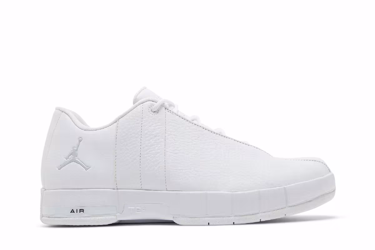 Air Jordan TE 2 Low White Pure Platinum, view 2
