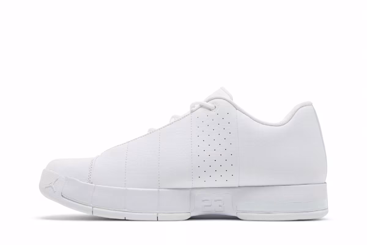 Air Jordan TE 2 Low White Pure Platinum, view 4