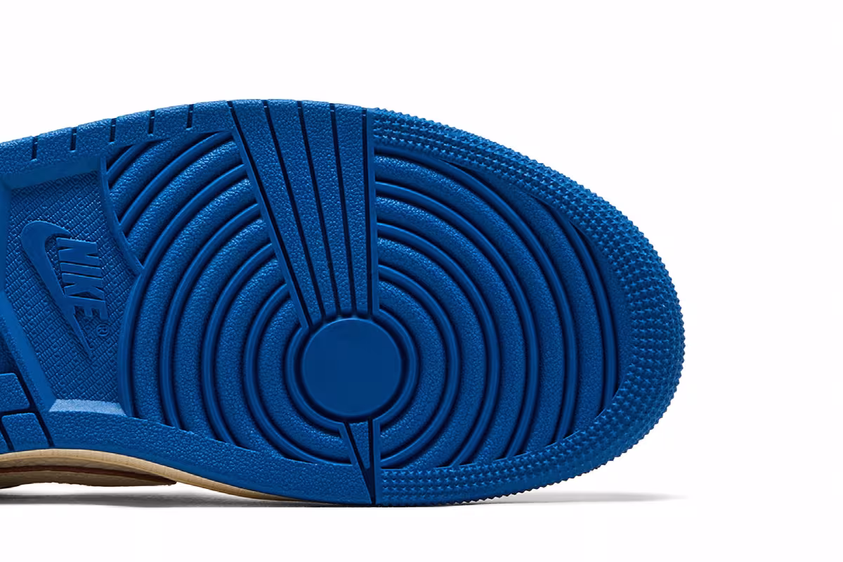 Fragment Design x Travis Scott x Air Jordan 1 Low OG SP Sail Military Blue, view 6