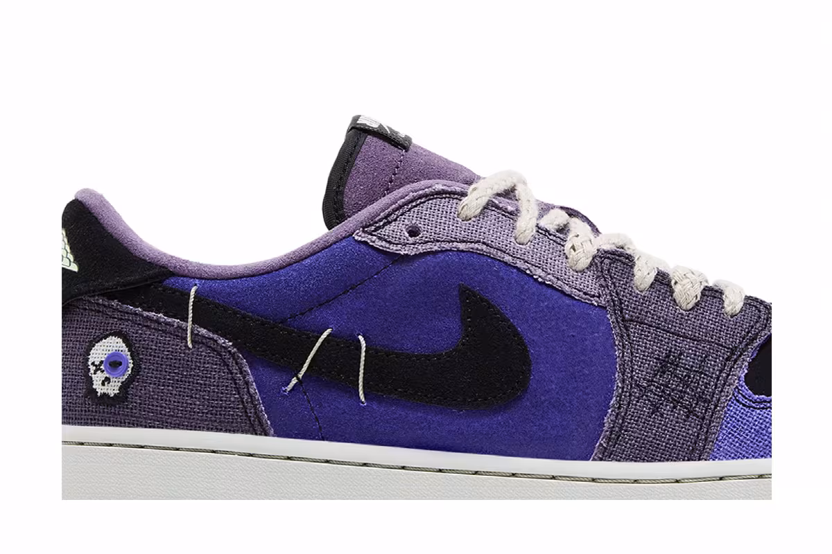 Zion Williamson x Air Jordan 1 Low OG Voodoo Alternate, view 3