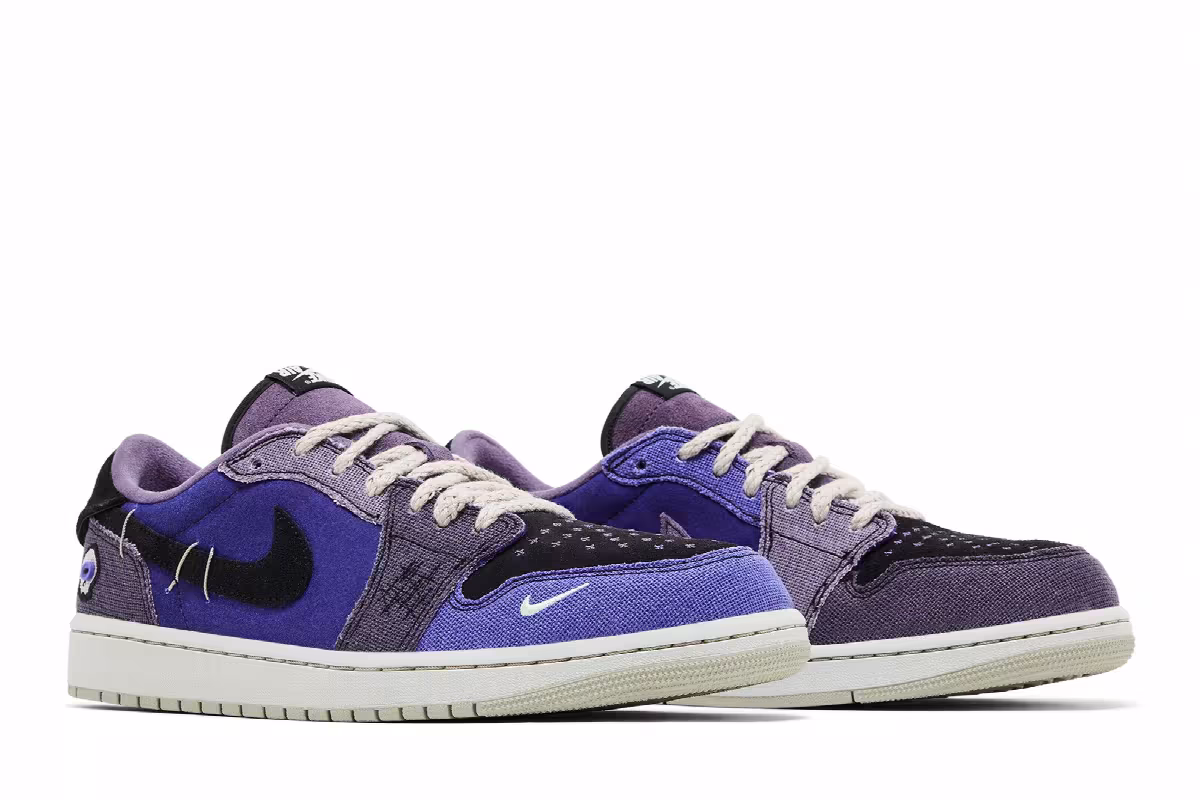 Zion Williamson x Air Jordan 1 Low OG Voodoo Alternate, view 9