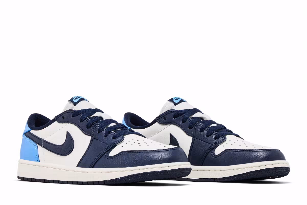 Air Jordan 1 Low OG Obsidian UNC, view 9