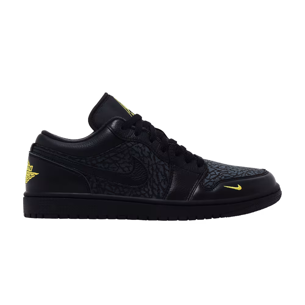 Air Jordan 1 Low SE Black Anthracite Tour Yellow