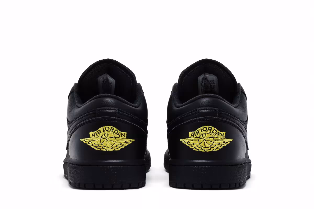 Air Jordan 1 Low SE Black Anthracite Tour Yellow, view 7