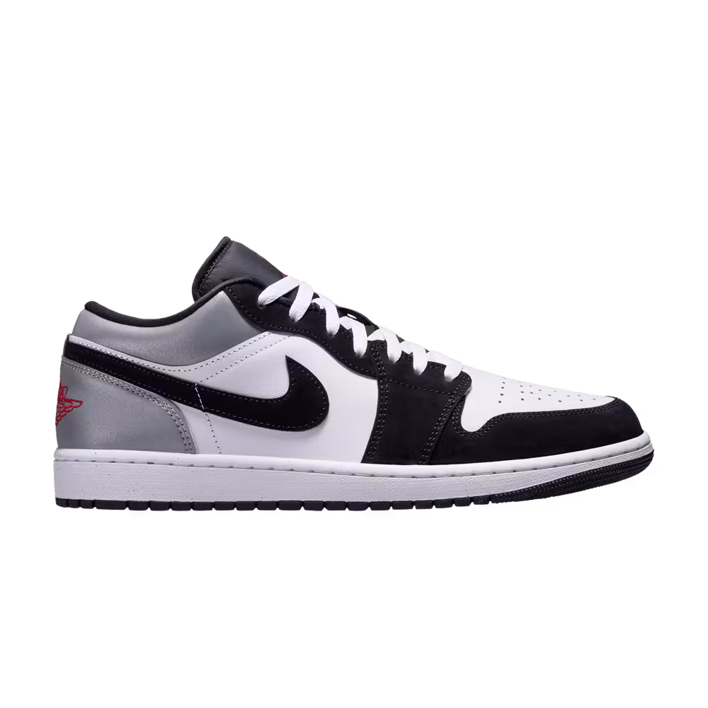 Air Jordan 1 Low SE White Black Matte Silver