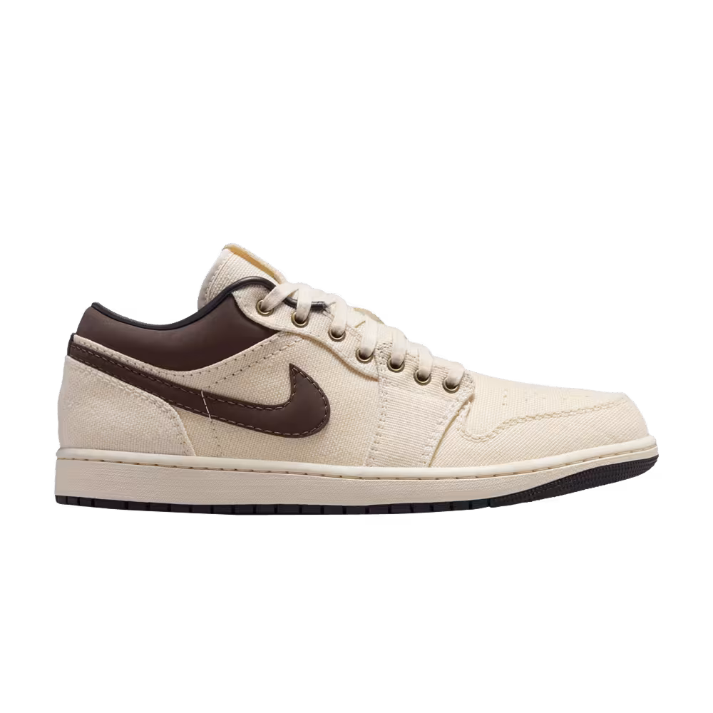 Air Jordan 1 Low Premium Ivory Baroque Brown
