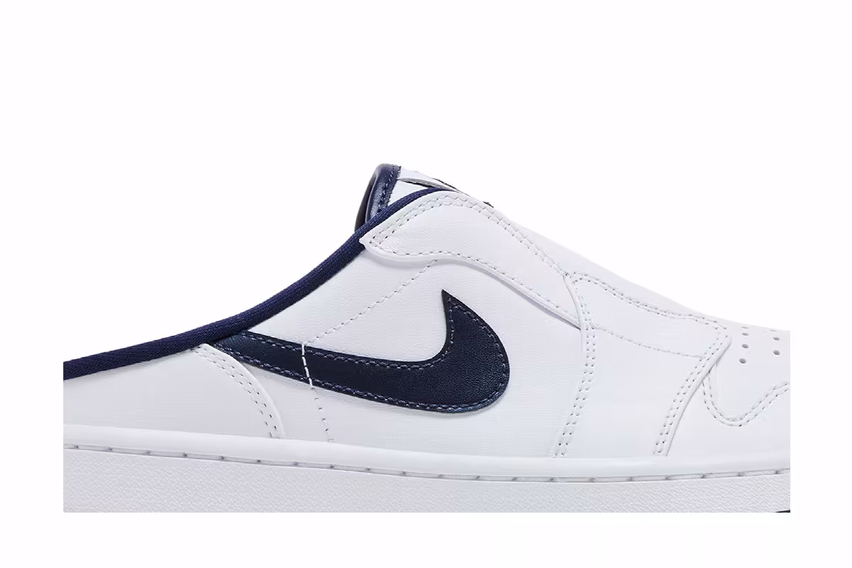 Air Jordan 1 Mule Golf White Midnight Navy, view 3