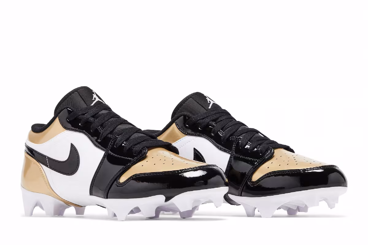 Air Jordan 1 Low TD Cleat Gold Toe, view 9