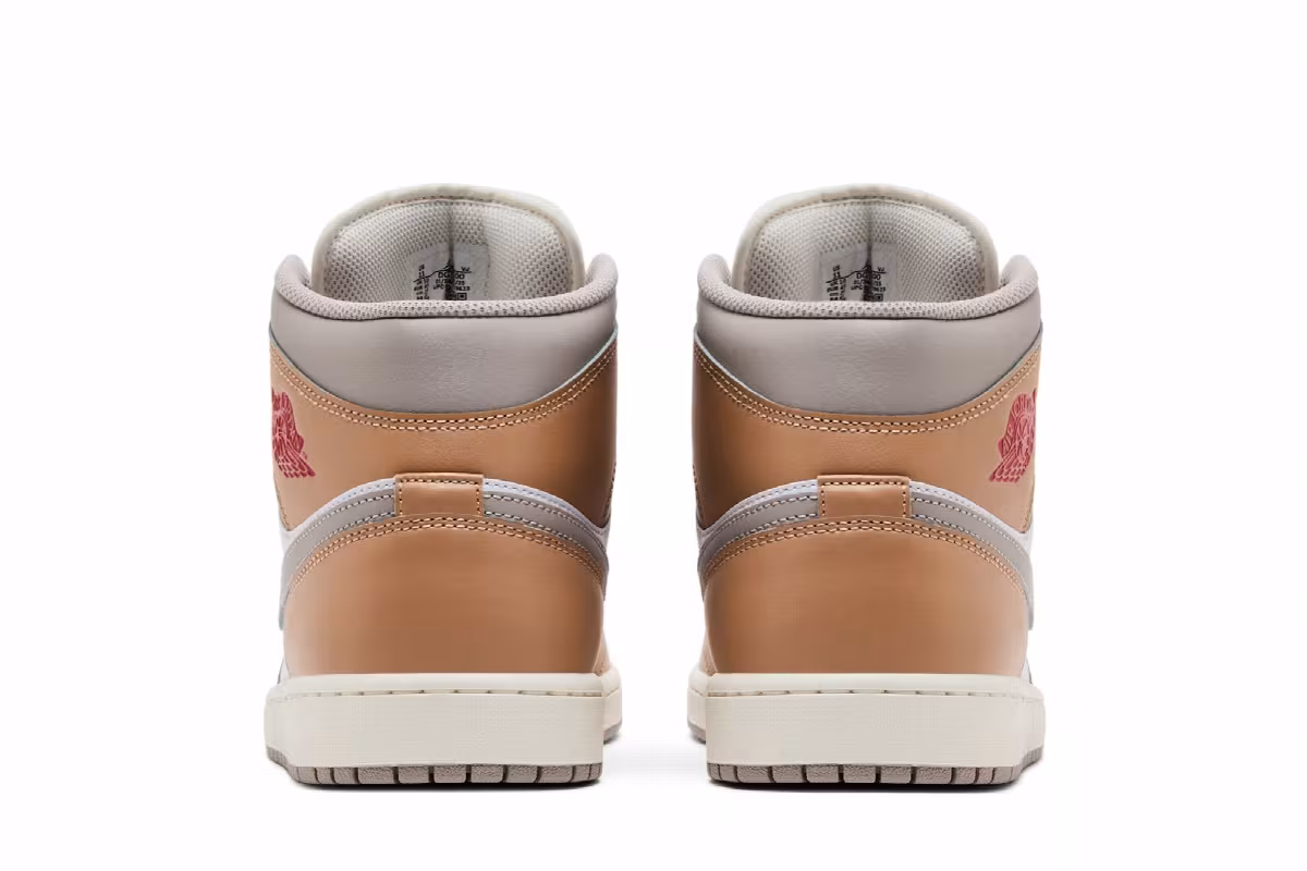 Air Jordan 1 Mid Hemp White, view 7