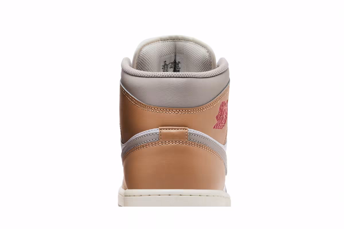 Air Jordan 1 Mid Hemp White, view 8