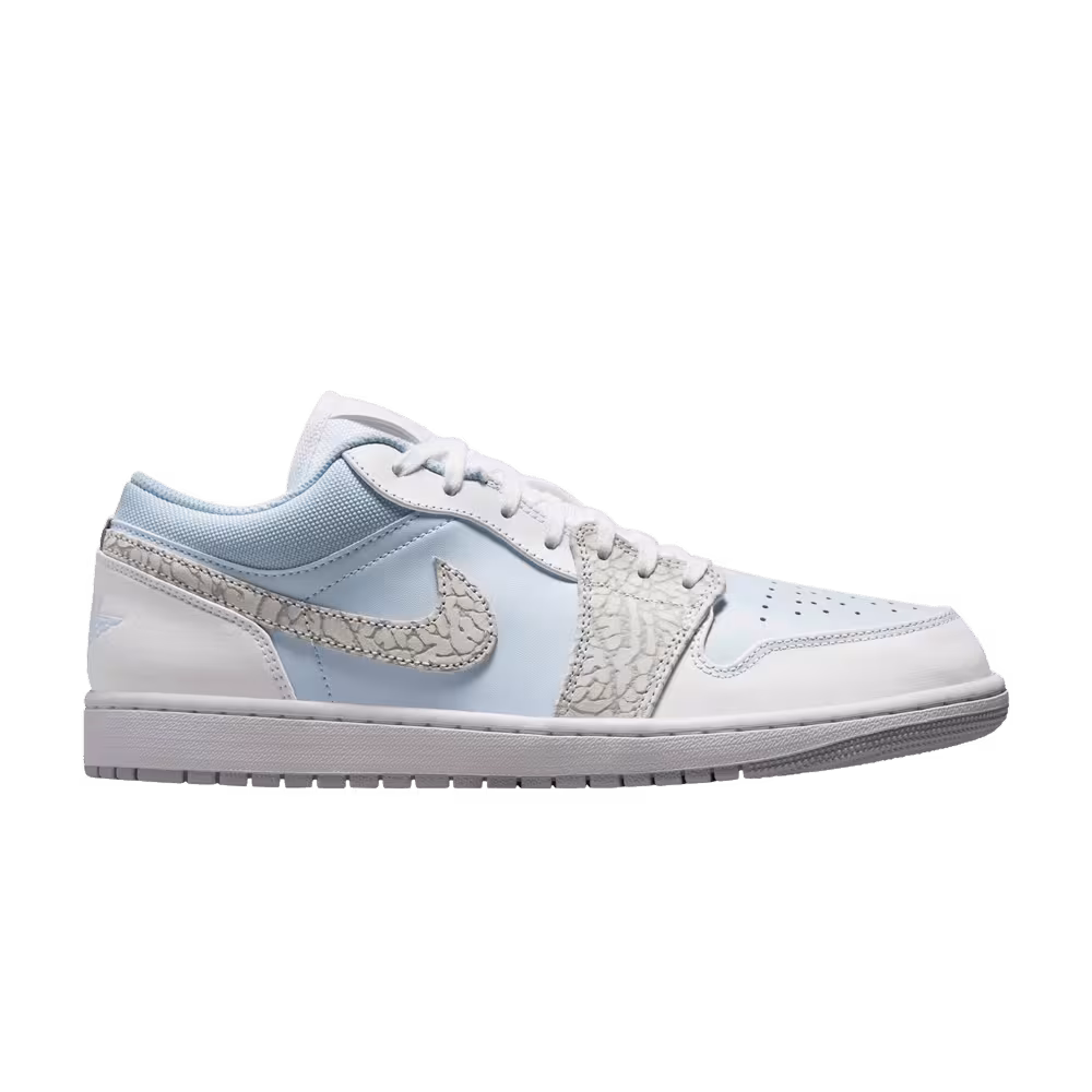 Air Jordan 1 Low SE Blue Tint Elephant Print