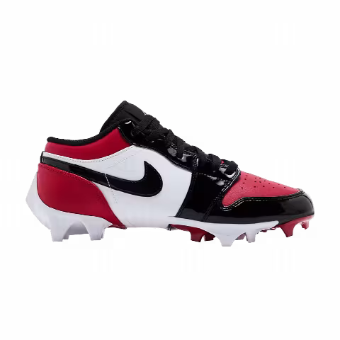 Air Jordan 1 Low TD Cleat 'Bred Toe'