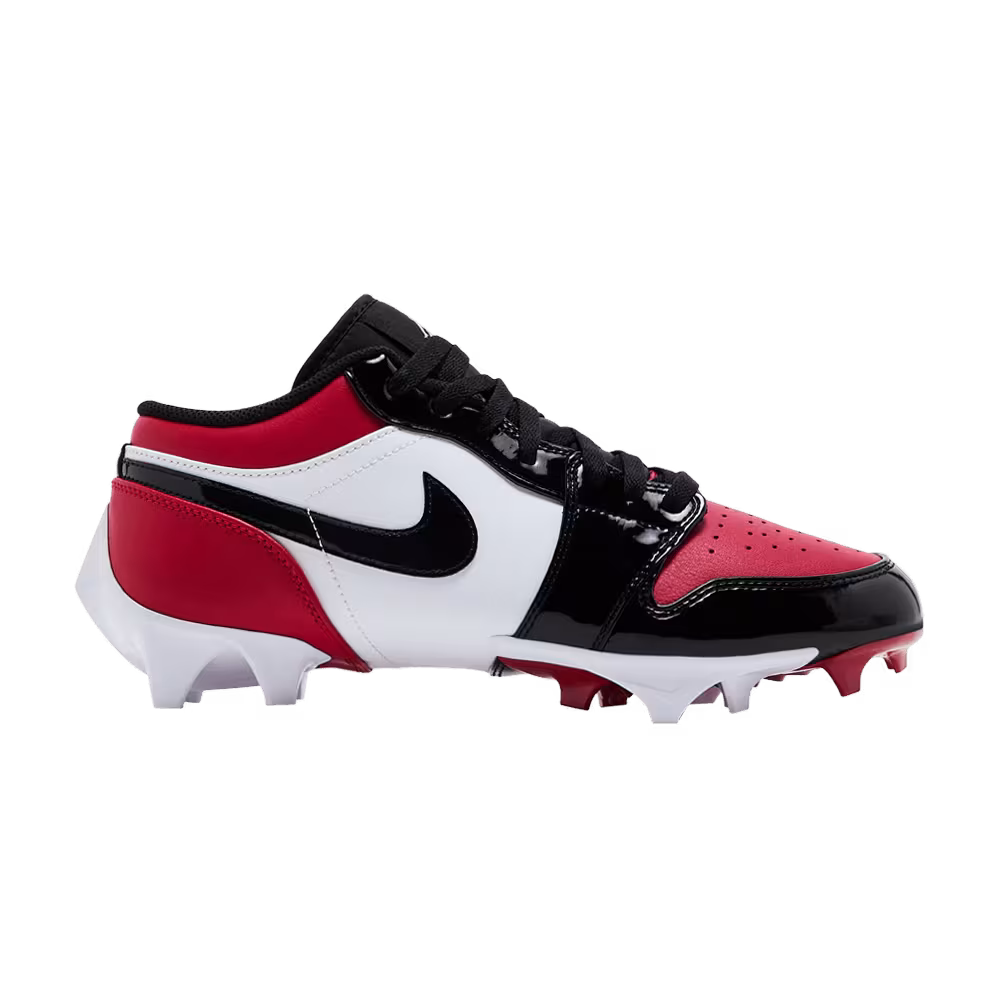Air Jordan 1 Low TD Cleat Bred Toe