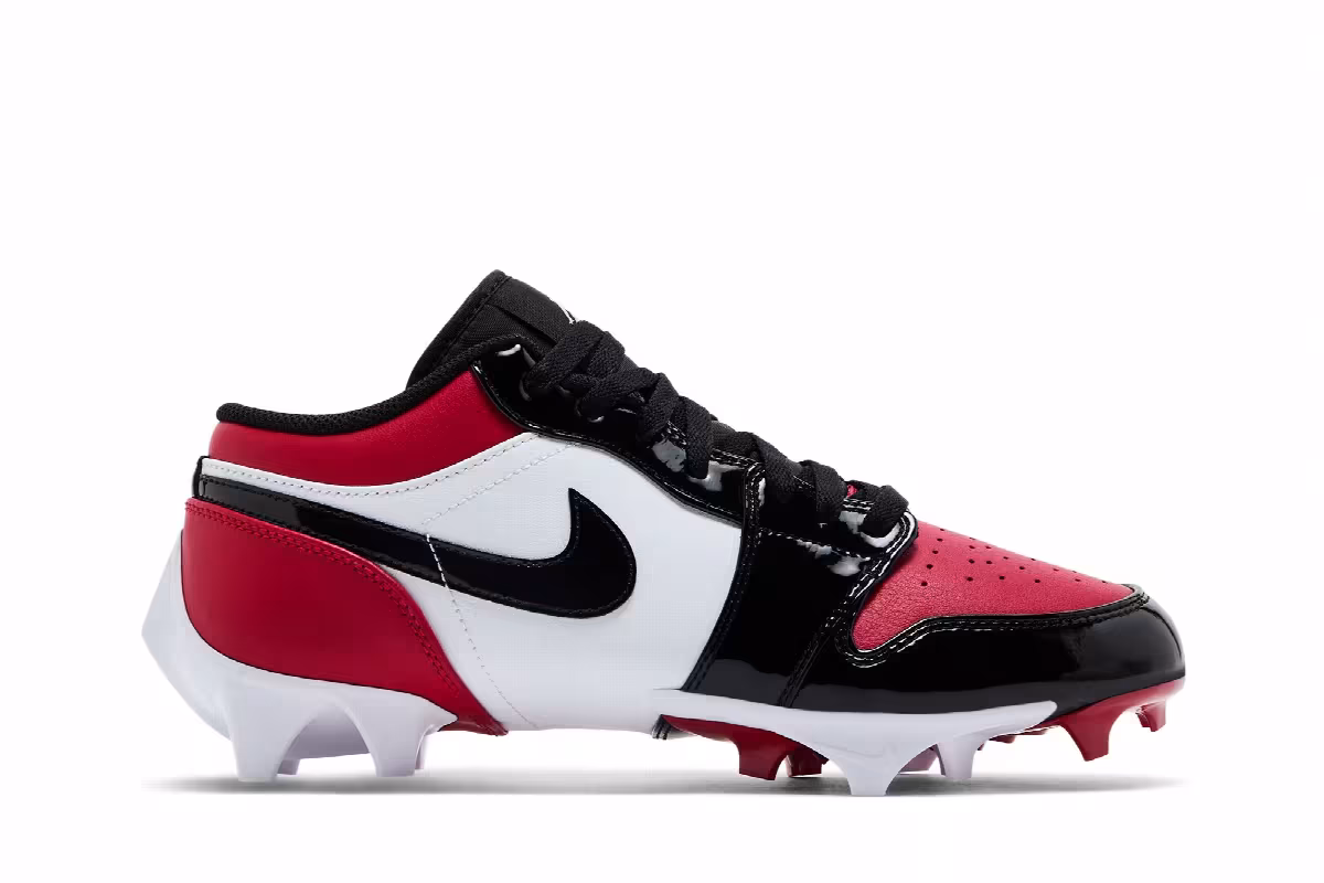 Air Jordan 1 Low TD Cleat Bred Toe, view 2