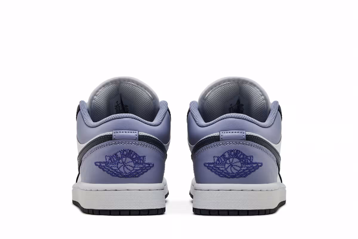 Air Jordan 1 Low White Indigo Haze, view 7