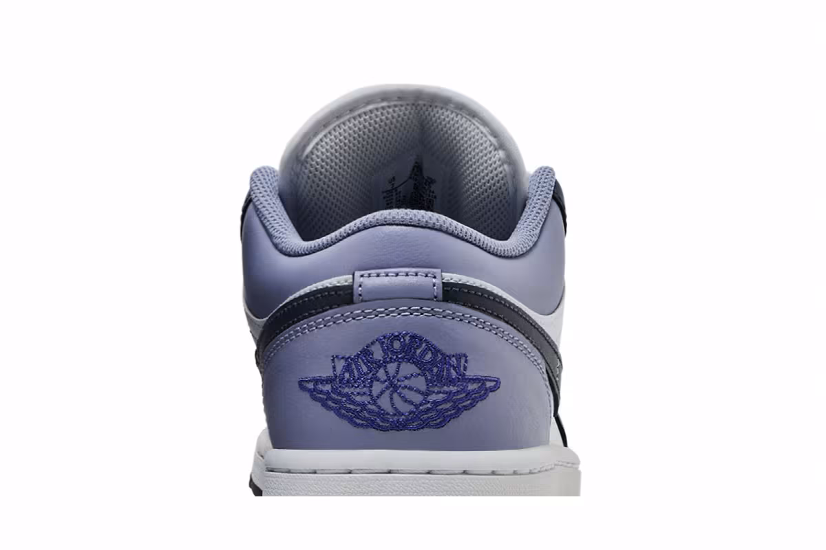 Air Jordan 1 Low White Indigo Haze, view 8