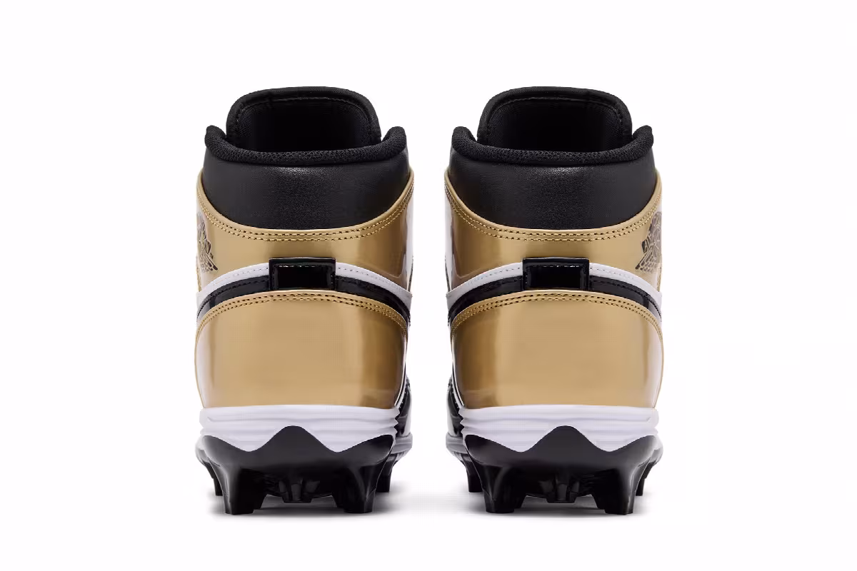 Air Jordan 1 Mid TD Cleat Gold Toe, view 7