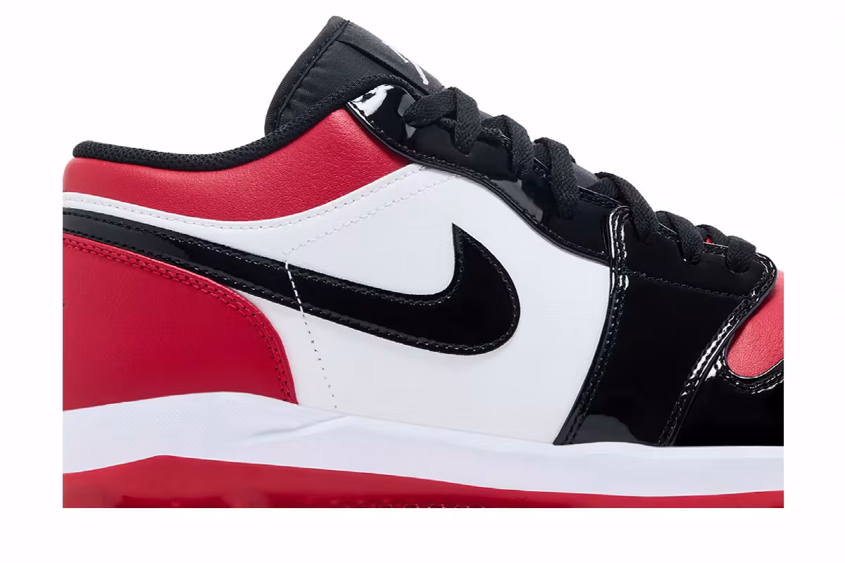 Air Jordan 1 MCS Low Cleat Gym Red Black, view 3