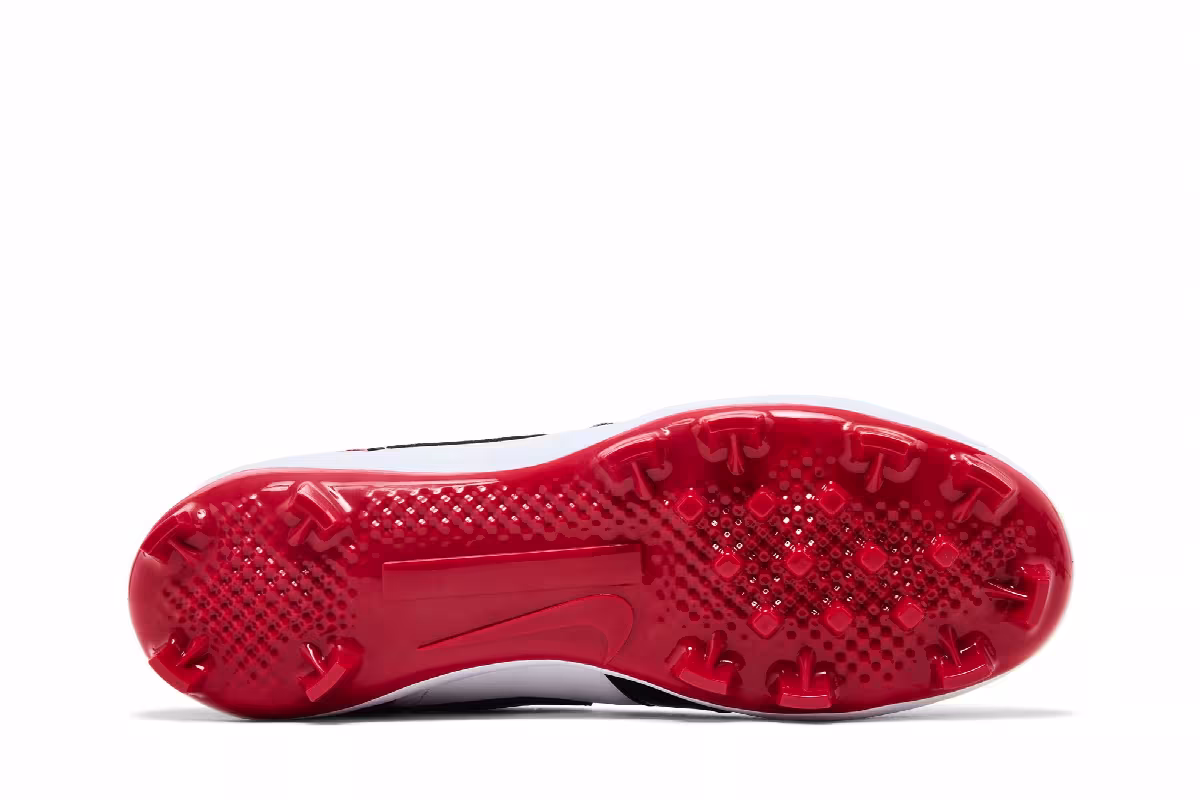 Air Jordan 1 MCS Low Cleat Gym Red Black, view 5