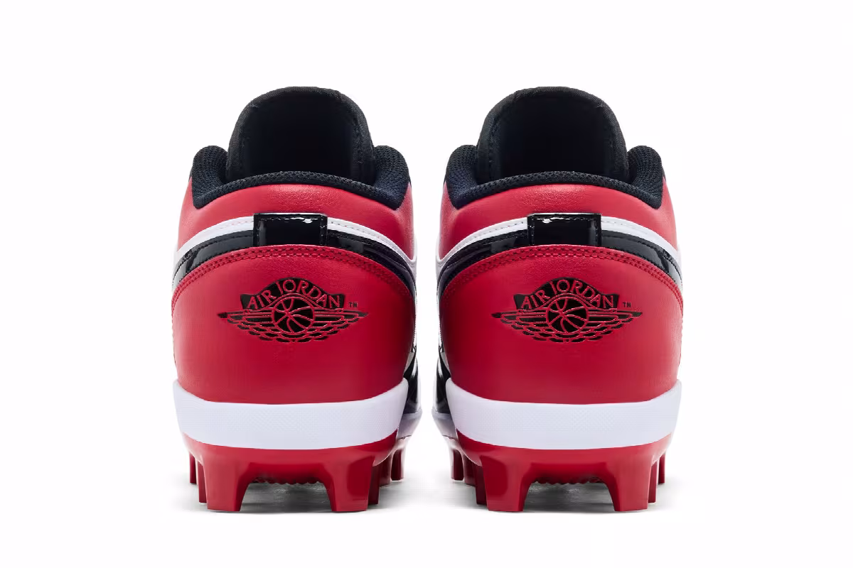 Air Jordan 1 MCS Low Cleat Gym Red Black, view 7