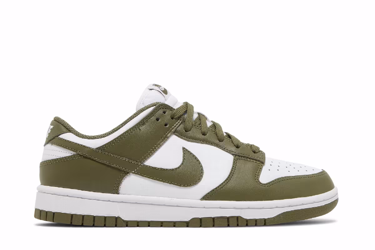 Nike Women's Dunk Low Medium Olive, view 2