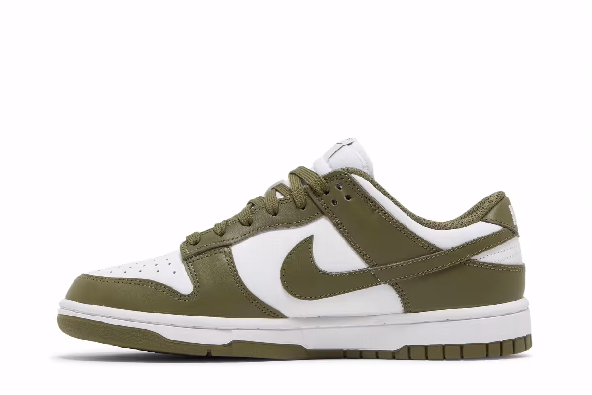 Nike Women's Dunk Low Medium Olive, view 4