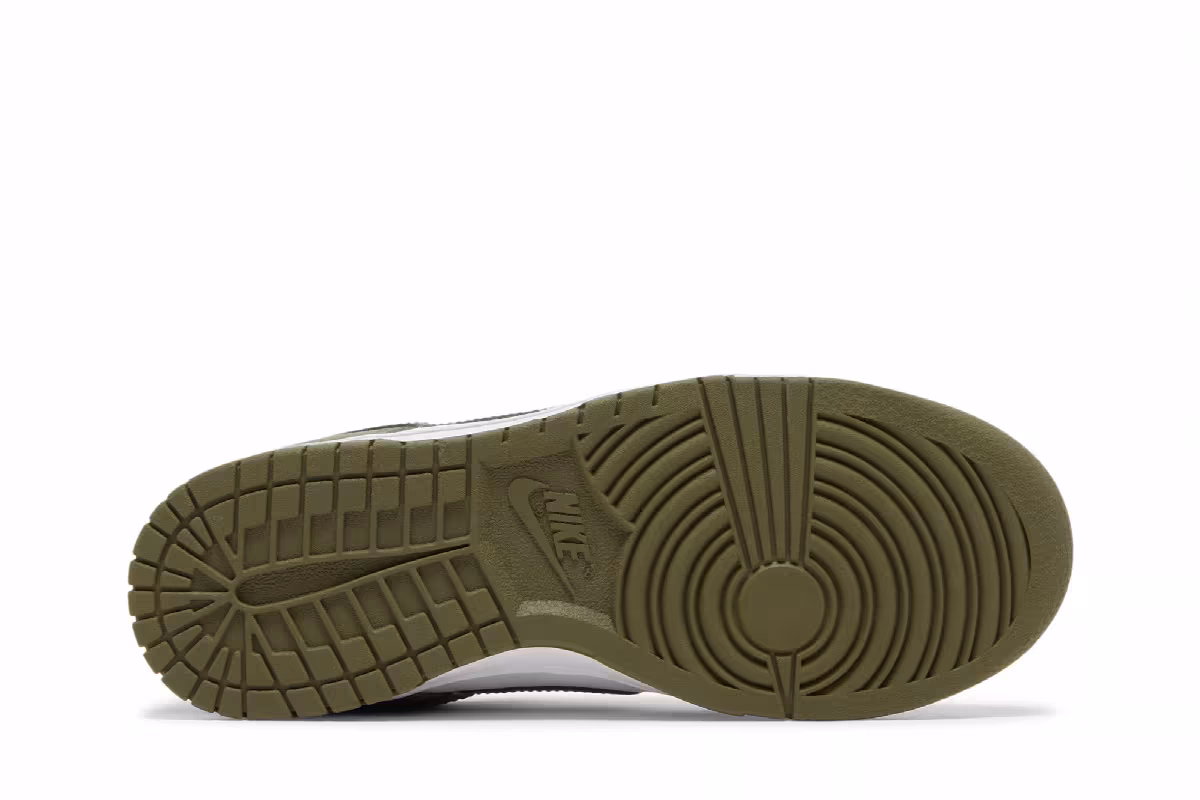 Nike Women's Dunk Low Medium Olive, view 5