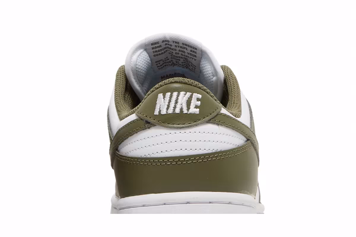 Nike Women's Dunk Low Medium Olive, view 8