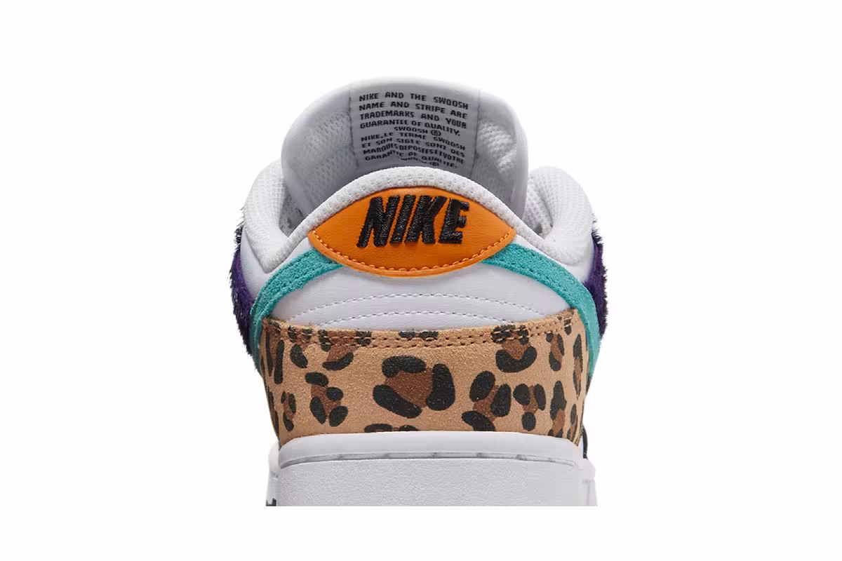 Nike Women's Dunk Low SE Safari Mix, view 8