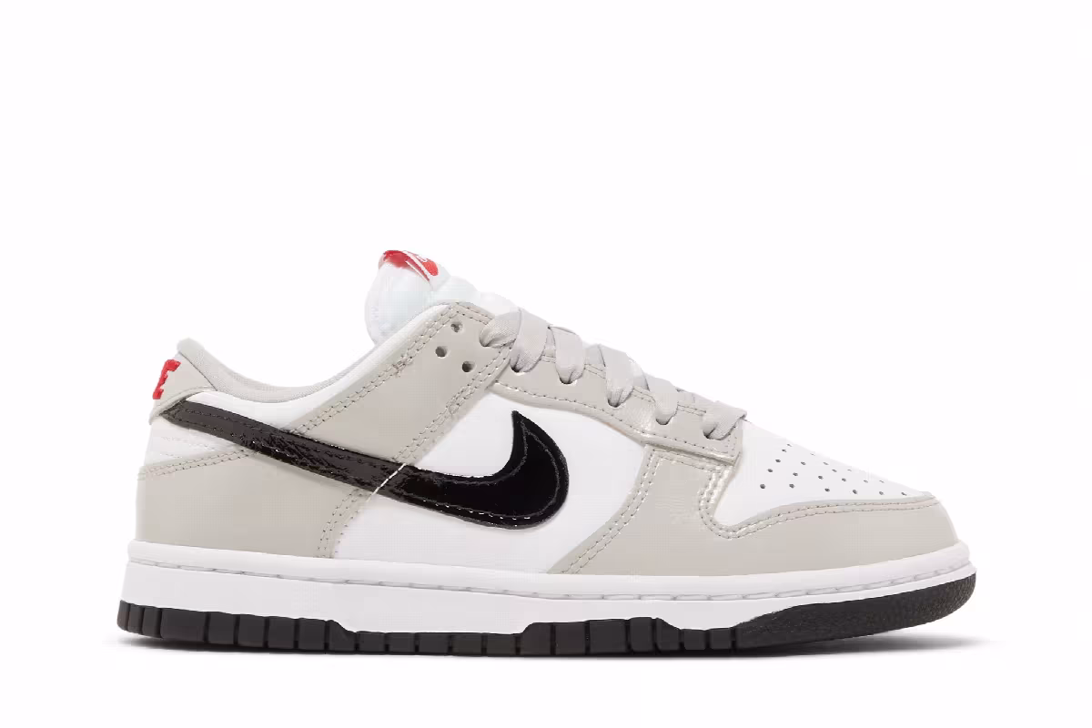Nike Women's Dunk Low Light Iron Ore Black, view 2