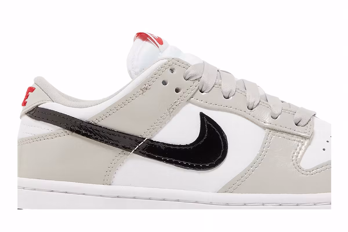Nike Women's Dunk Low Light Iron Ore Black, view 3