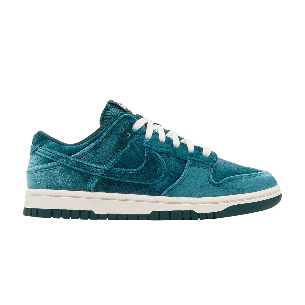 Nike Women's Dunk Low Green Velvet