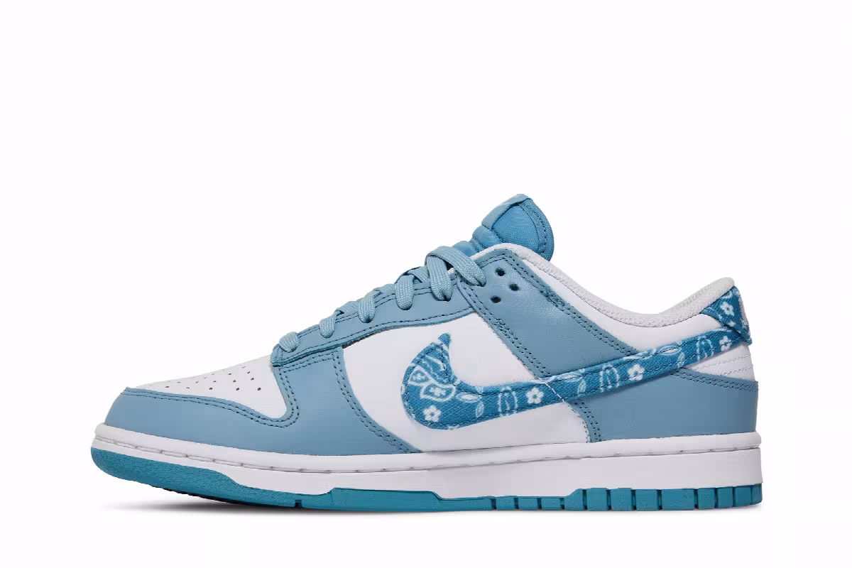 Nike Women's Dunk Low Blue Paisley, view 4
