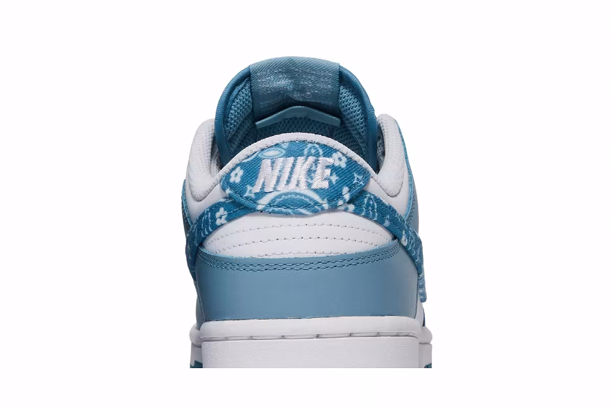Nike Women's Dunk Low Blue Paisley, view 8