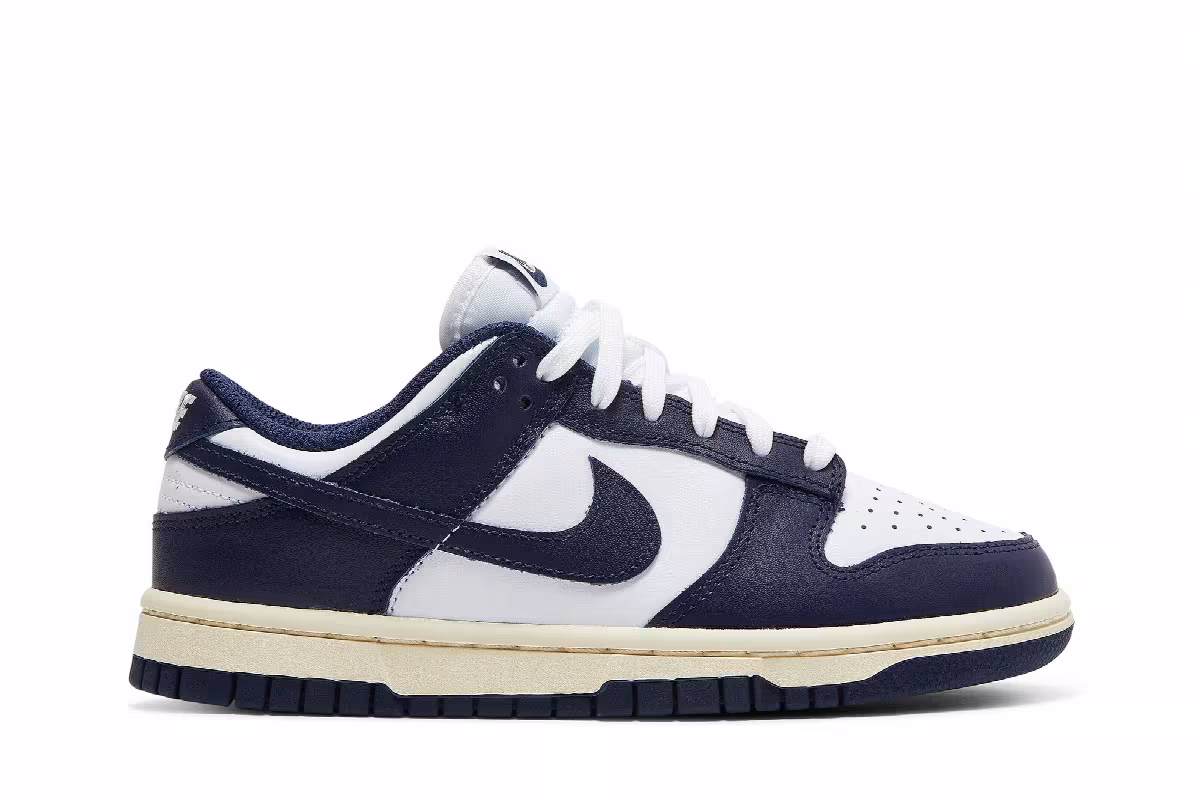 Nike Women's Dunk Low Vintage Navy, view 2