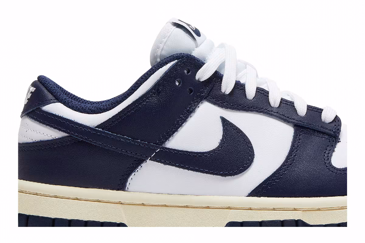 Nike Women's Dunk Low Vintage Navy, view 3