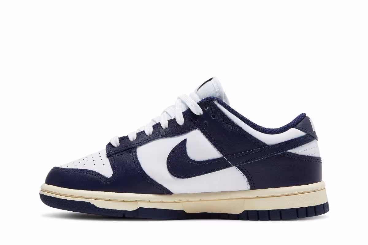 Nike Women's Dunk Low Vintage Navy, view 4