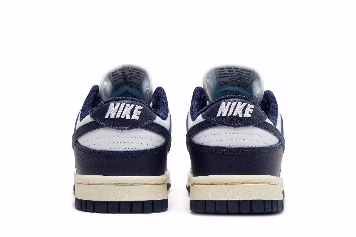 Nike Women's Dunk Low Vintage Navy, view 7