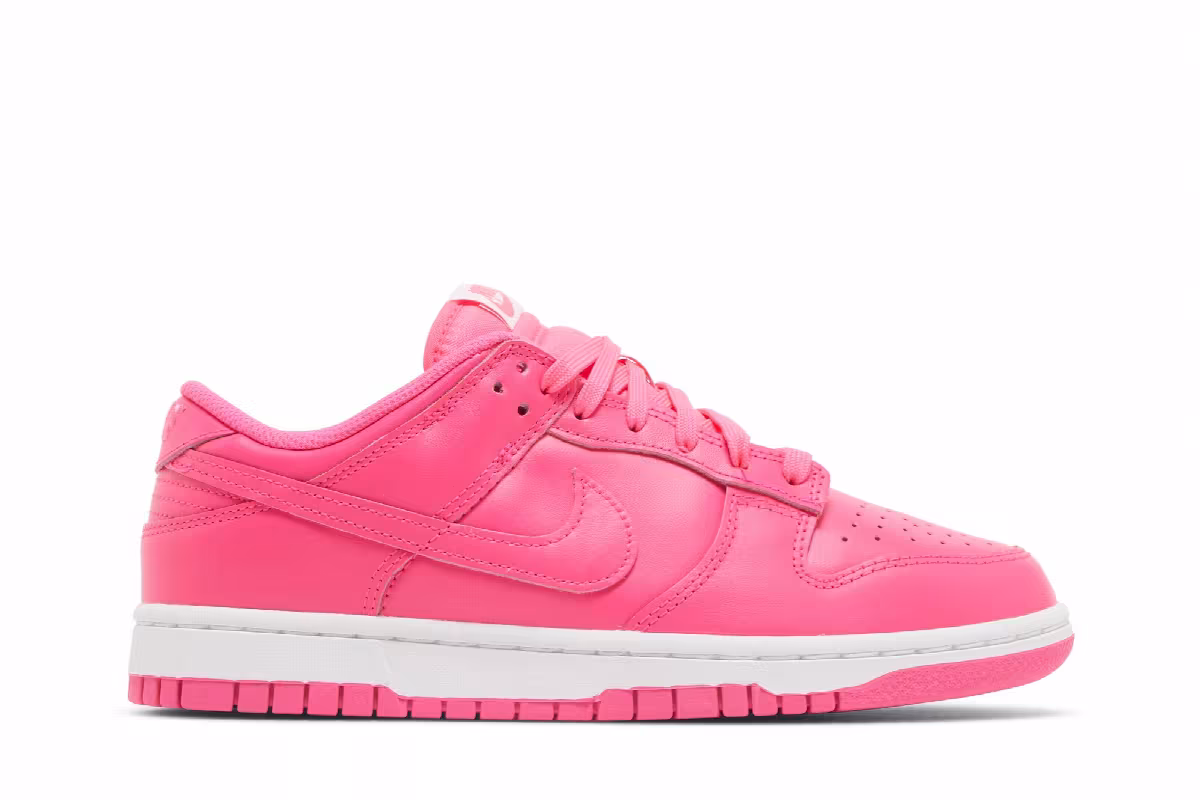 Nike Women's Dunk Low Hyper Pink, view 2