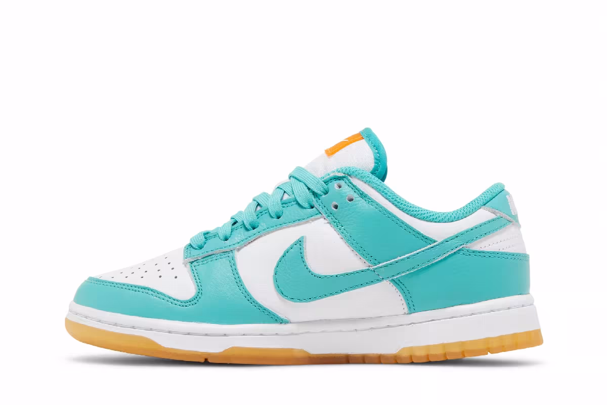 Nike Women's Dunk Low Miami Dolphins, view 4