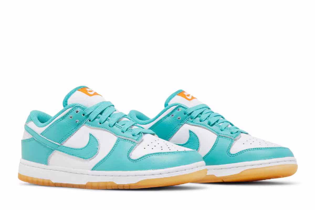 Nike Women's Dunk Low Miami Dolphins, view 9