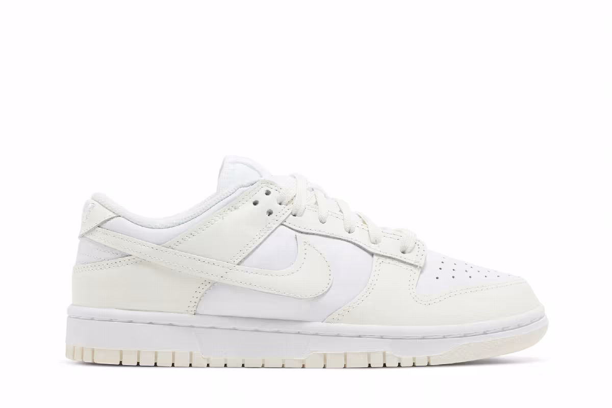 Nike Women's Dunk Low White Sail, view 2